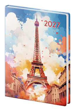Týdenní diář 2027 Helma kapesní Vario Lyra Paris