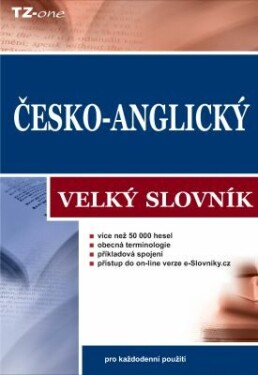 Česko-anglický velký slovník - TZ-One - e-kniha