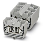 Phoenix Contact 3244339 průchodková svorka 10.4 mm pružinová svorka šedá 50 ks