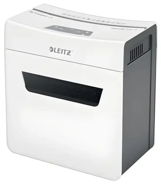 Leitz IQ Protect Premium 6X bílá / Skartovač / P4 / Křížový řez 4×28 mm / 6 listů / 10 l (80900000)