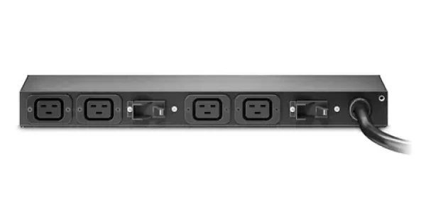 APC Rack PDU Basic 0-1U černá / Rozvodný panel PDU / 32 A / 4x C19 / 200-240 V / 7680 W (AP6032A)
