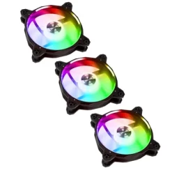 Lian Li BR120 RGB PWM + ovladač černá 3pack / 120 mm / 29 dB @ 1800 RPM / 98.5 m3h / 4-pin (BRDIGITAL-3RB)