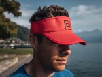 COMPRESSPORT VISOR black/red Černá běžecký kšilt - Běžecký kšilt Compressport Visor - černý