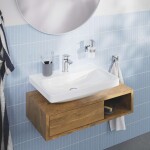 GROHE - Euro Ceramic Umyvadlo 60x47 cm, bez přepadu, otvor pro baterii, alpská bílá 102418SH00