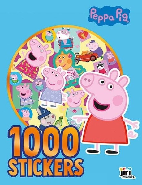 Prasátko Peppa - 1000 samolepek v sešitu