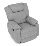 Relaxační křeslo, šedá látka, TV-4088 SIL2