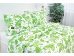 Stanex Ložní povlečení krepové Green (LS209) ROZMĚR: 140x200 cm + polštář (90x70 cm)