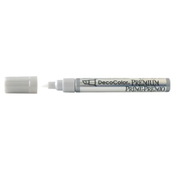 Marvy Lakový popisovač Deco Color Premium 350-S silný - stříbrný lesklý