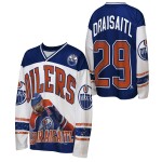 Outerstuff Dětské tričko Leon Draisaitl #29 Edmonton Oilers NHL Player Polyester Top Velikost: Dětské XL (170 – 176)