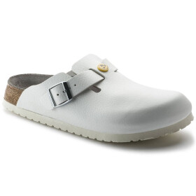Birkenstock dámské žabky Boston ESD white natural leather medical narrow (0061378) dámské 36