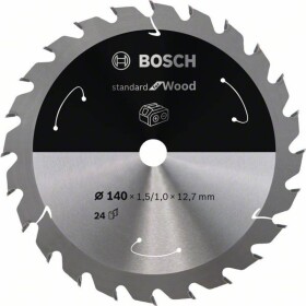 Bosch Accessories Bosch 2608837670 tvrdokovový pilový kotouč 140 x 12.7 mm Počet zubů (na palec): 24 1 ks