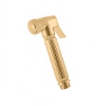 RAV Slezák - Ruční sprcha k bidetové baterii se stop ventilem, Zlatá - kartáčovaná KS0005ZK KS0005ZK