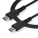StarTech USB-C na USB-C černá / Kabel / 1 m / aramidové vlákno / 480 Mbps (RUSB2CC1MB)