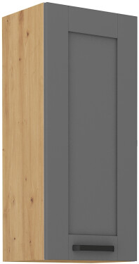 Horní skříňka Luna 40 G-90 1F Barva korpusu: Dub artisan, Barva dvířek: Dust Grey
