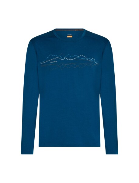 ICEBREAKER Mens Mer 200 Oasis LS Crewe ICEBREAKER, Atlantis velikost: M