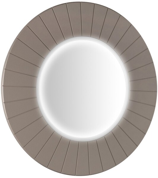 SAPHO - LUMIRO STRIP kulaté zrcadlo s LED osvětlením v rámu ø 90cm, agila LR950-4343S