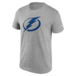 Fanatics Pánské tričko Tampa Bay Lightning Primary Logo Graphic T-Shirt Sport Gray Heather Velikost: