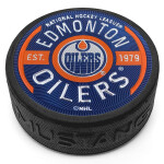 Mustang Puk Edmonton Oilers NHL Gear Puck Design Trimflexx