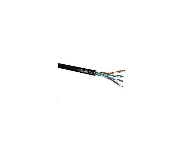 Instalační kabel Solarix venkovní UTP, Cat5E, drát, PE, box 305m SXKD-5E-UTP-PE EDF_10101467