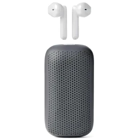 Lexon Speakerbuds LA127G šedá / Bezdrátová sluchátka do uší / Bluetooth reproduktor / mikrofon / Bluetooth 5.2 (LA127G)