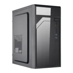 EUROCASE ML M6-590B černá / Skříň / Micro Tower / 2x USB 3.0 + 1x USB-C / bez zdroje (P001050859591)
