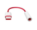 OnePlus adaptér USB-C - 3,5mm jack červená / Adaptér / Audio Adapter Accessory Mode s DAC (57983104916)