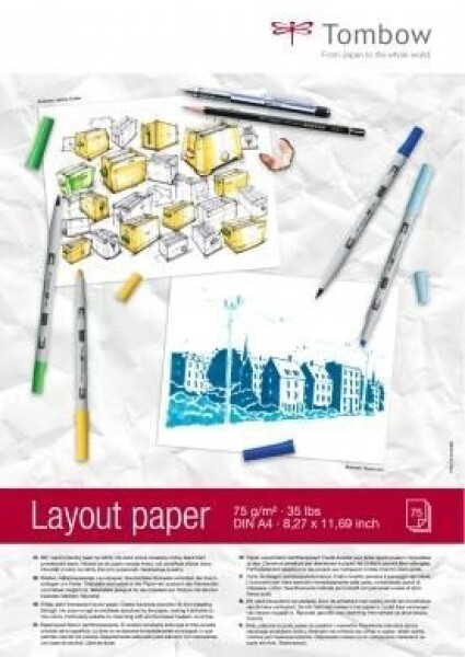 Tombow Náčrtník Layout Paper A4