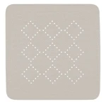 Spirella ALASKA šedo-hnědá / Protiskluzová podložka do sprchy / PVC / 55 x 55 cm