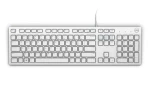 DELL KB-216 UK bílá / Multimediální klávesnice / USB (580-ADHT)