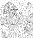 Fairy Tales & Folklore, antistresové omalovánky, Emelie Lidehäll Öberg