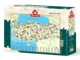 ART PUZZLE 4288 Puzzle Turecko: Kulturní mapa