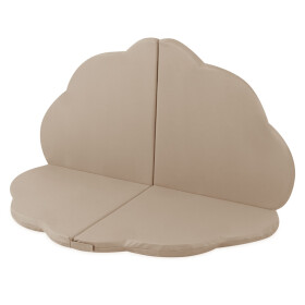 PLUSH NEST PLUSH NEST Venkovní plyšová hrací podložka ve tvaru květu voděodolná 115 × 115 × 5 cm béžová