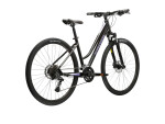 KROSS EVADO 7.0 LADY, rám 17" (M), model 2025, pneu 28", barva černá - ZDARMA dopravné, seřízení, odborná montáž a dárkový poukaz na nákup příslušenství! (Záruka nejlepší ceny! Nakupujte u autorizovaného prodejce!)