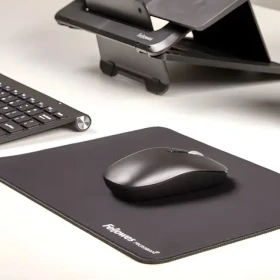 Fellowes BREYTA XL černá / Podložka pod myš / 280 x 210 mm / Antimikrobiální úprava Microban