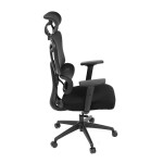Kancelářská židle, synchronní mechanismus, černá síťovina, KA-Y358 BK