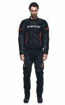 Moto bunda Dainese Air Frame 3 Tex černo/fluo červená - 54