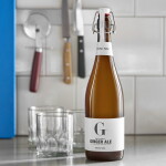 Nicolas Vahé Nealkoholické zázvorové pivo 750 ml, hnědá barva, sklo