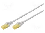 Digitus Cat6a U/UTP šedý 1m / Patch kabel / RJ45-RJ45 / AWG 26/7 / LSZH (DK-1613-A-010)