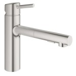 GROHE - Concetto Páková dřezová baterie, supersteel 30273DC1