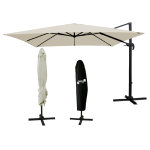 Slunečník zahradní MINI ROMA 2,5 x 2,5 m Béžový