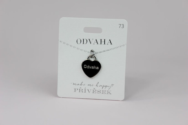 Přívěsek MAKE ME HAPPY Odvaha