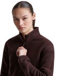 ICEBREAKER Wmns Merino 800 RF Class Pile LS Zip, Bittersweet (vzorek) velikost: S