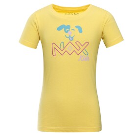 Dětské bavlněné triko nax nax LIEVRO aspen gold varianta pa