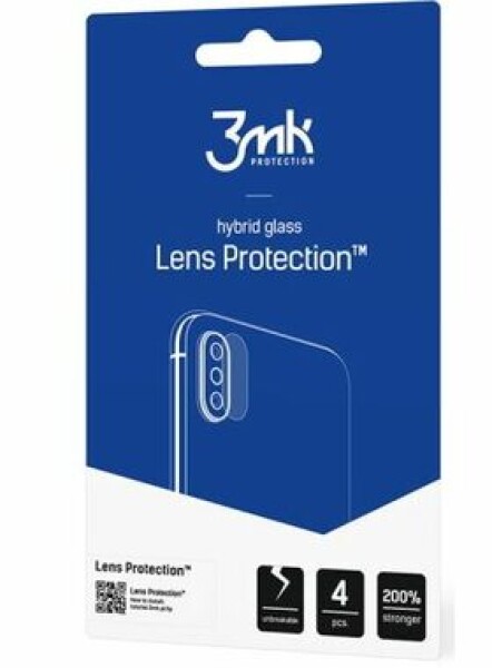 3mk Lens Hybridní sklo ochrana kamery pro Apple iPhone 14 Plus (4ks) (5903108494717)