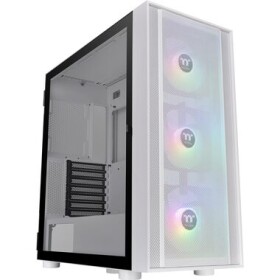 THERMALTAKE Divider H570 TG ARGB bílá / E-ATX / 2x USB-A 3.0 / bez zdroje / průhledná bočnice (CA-1T9-00M6WN-01)