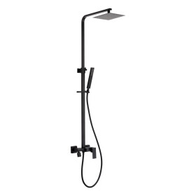 INVENA - Sprchový sloup s baterií, Paros Trend, černá AU-33-B04-C