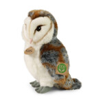 Plyšový pták sova pálená 27 cm, ECO-FRIENDLY
