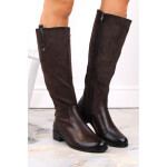 Jezzi W JEZ410B hnědé zateplené boty 36