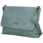 Stylová dámská koženková crossbody kabelka Annalotte, modrá