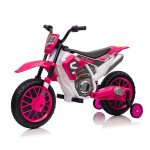 Mamido Dětská elektrická motorka XMX616 růžová | EVA kola | 12V 7Ah
